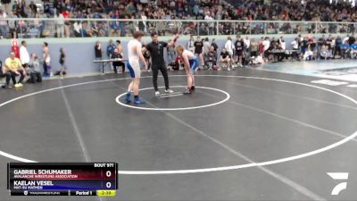 195 lbs Round 1 - Kaelan Vesel, Mat-Su Matmen vs Gabriel Schumaker, Avalanche Wrestling Association