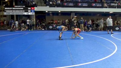 96 lbs Cons. Sub-quarters - Bradley Heckathorn, Team PA vs Edward Encarnacion III, Headhunters Wrestling Club