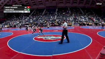 1A-144 lbs Cons. Round 1 - Brady Solomon, Berrien County vs Jesus Mills, Elbert County