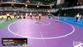 5A 152 lbs Cons. Round 3 - Shylynn Brown, Leander Glenn vs Cassidy Owen, Argyle