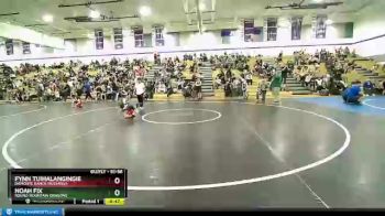 51-56 lbs Round 5 - Fynn Tuihalangingie, DaMonte Ranch Mustangs vs Noah Fix, Round Mountain Dragons