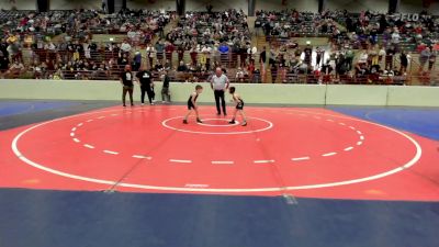 46 lbs Consi Of 16 #2 - Ryan Worthey, Rockmart Takedown Club vs Ethan Cantrell, Morris Fitness Wrestling Club