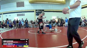 190 lbs Champ. Round 1 - Seer Godwise, Perry Meridian Wrestling Club vs Noah Martin, Franklin Wrestling Club