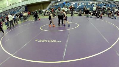 10U Boys - 77 lbs Quarters - Arlo Pratt, Bloomington South Wrestling Club vs Rush Landis, MVKWA Springboro Amateur Wrestling Club