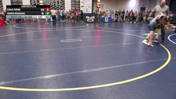 90 lbs Round Of 16 - Cole Pifer, Kiski Area vs Owen Morgan, Tri State Hammers