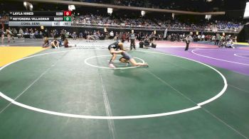 5A 155 lbs Cons. Semi - Layla Hines, Leander Glenn vs Keyondra Villagran, Lubbock Monterey