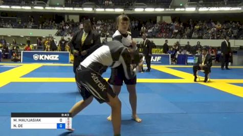 MARIA MALYJASIAK vs NATHIELY DE JESUS 2018 World IBJJF Jiu-Jitsu No-Gi Championship
