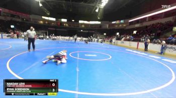 88 lbs Champ. Round 1 - Ryan Sorenson, Chargers Wrestling Club vs Nakoah Lehi, Tuba City Boarding School