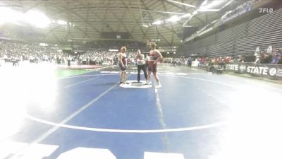 Boys 1A 285 lbs Cons. Round 2 - Lucas Delgado, Montesano vs Hendrix Santana, College Place