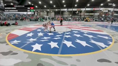 100 lbs Quarterfinal - Alex Anderson, Douglas Wrestling Club vs Jaxson Avery, Sturgis Youth Wrestling