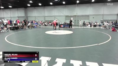 190 lbs Placement Matches (8 Team) - Miguel Rojas, Indiana vs Elijah Hawes, Utah