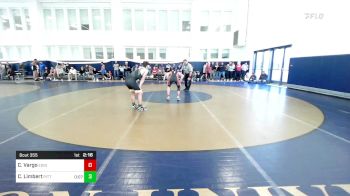 125 lbs Consi Of 8 #2 - Chris Vargo, Edinboro vs Colyn Limbert, Pittsburgh