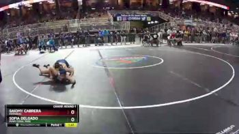 140 lbs Champ. Round 1 - Saiomy Cabrera, Matanzas vs Sofia Delgado, Miami Coral Park