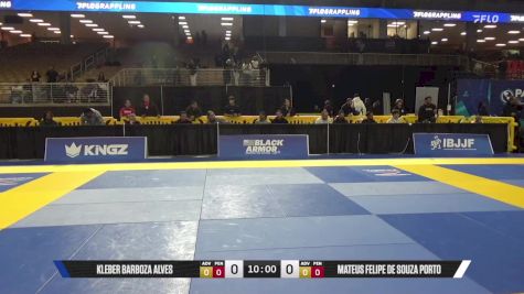 Kleber Barboza Alves vs Mateus Felipe De Souza Porto 2025 Pan Jiu Jitsu IBJJF Championship