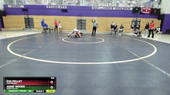 130 lbs Round 3 - Addie Woods, Owen Valley vs Eva Polley, Southridge