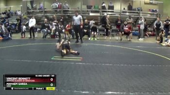 60 lbs Cons. Round 2 - Mayhem Garza, SWAT vs Vincent Bennett, Simmons Academy Of Wrestling