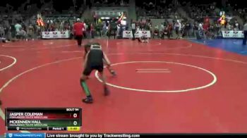 61 lbs Cons. Semi - McKennen Hall, Highlander Youth Wrestling vs Jasper Coleman, Highlander Youth Wrestling