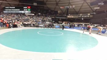 Boys 4A 144 lbs 1st Place Match - Alec Fraser, Camas vs Dayton Fitzgibbon, Arlington