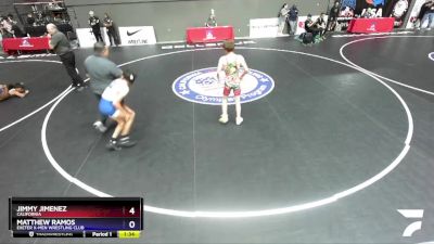 125 lbs 3rd Place Match - Jimmy Jimenez, California vs Matthew Ramos, Exeter X-Men Wrestling Club