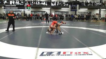 118 lbs Quarterfinal - Lucas Copper, Central Catholic vs Kymah Gummow, Indian River