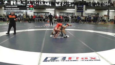118 lbs Quarterfinal - Lucas Copper, Central Catholic vs Kymah Gummow, Indian River