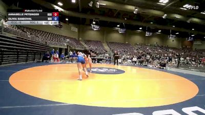 131 lbs Round 3 (3 Team) - Olivia Sandoval, Murray State vs Annabelle Petsinger, Iowa Central Community College