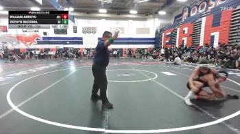 126 lbs Champ. Round 2 - Zephyr Becerra, San Clemente vs William Arroyo, Ayala