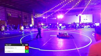 116 lbs Round Of 16 - William Graziano, Carlsbad Combat WC vs Axel Lorg, Unattached