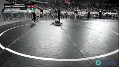 52 lbs Round Of 16 - Maverick Lee-degraffenreid, Eufaula Ironheads Wrestling Club vs Johnny Weisinger, Wyandotte Youth Wrestling