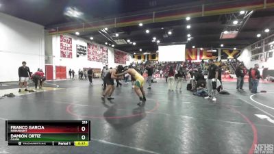 215 lbs Cons. Round 4 - Franco Garcia, Paramount vs Damion Ortiz, Cajon