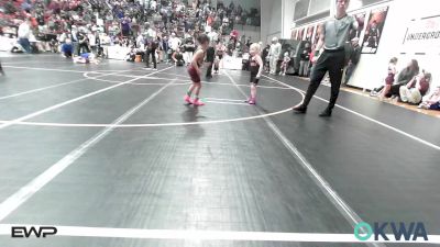 40-43 lbs Semifinal - Harley Lewis, Sperry Wrestling Club vs Eymber Dickson, Cleveland Takedown