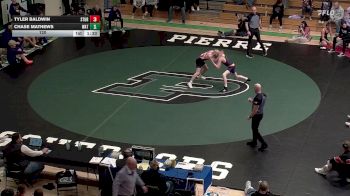 120 lbs Semis & 1st Wb (8 Team) - Tyler Baldwin, Sturgis Brown vs Chase Mathews, Watertown