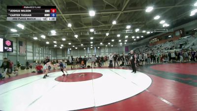 126 lbs 3rd Place Match - Joshua Wilson, Reality Sports Wrestling Club vs Carter Tughan, Mat Demon Wrestling Club