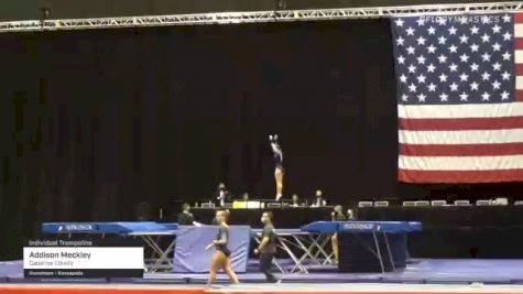 Addison Meckley - Individual Trampoline, Cabarrus County - 2021 USA Gymnastics Championships