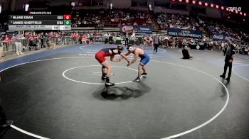 D 3 165 lbs Cons. Semi - James Sheffield, St. Mary`s vs Blake Dean, Christ Episcopal