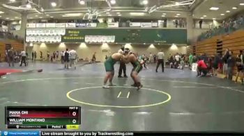 285 lbs Champ. Round 2 - William Montano, Oceanside vs Mana Ohi, Lakeside