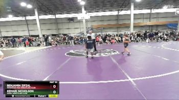 65 A Quarterfinal - Kemari Nicholson, Hawk Wrestling Club vs Benjamin Zifzal, Mountain Man Wrestling Club