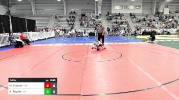 52 lbs Rr Rnd 1 - Miles Intorre, TNWC Sneak Attack vs Alex Snyder, Felix Wrestling Academy