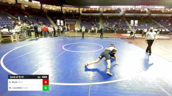 106 lbs Consi Of 16 #1 - Anthony Baia, Greater Lowell vs Matthew Costello, Hanover