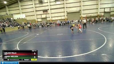 100 lbs Cons. Round 4 - Leilani Milla, East vs Aspen Nielson, Juab