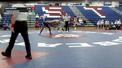 174 lbs Cons. Round 4 - Jvier Romeus, St. Thomas University vs Konlin Weaver, Life University