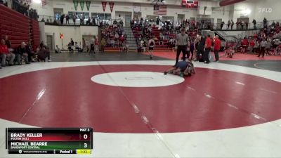 113 lbs Cons. Round 3 - Brady Keller, Fulton (H.S.) vs Michael Bearre, Davenport Central