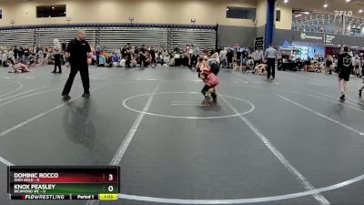 72 lbs Round 2 (4 Team) - Dominic Rocco, Ohio Gold vs Knox Peasley, Richmond WC