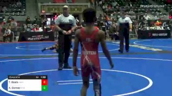 67 lbs Consolation - Tejon Beals, Harvey Twisters vs Andrew Gomez, Steel Valley Renegades