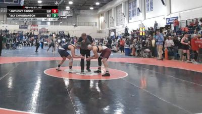 157 lbs Consi Of 8 #2 - Anthony Caisse, East Lyme/Norwich Tech vs Bly Christianson, Wilton