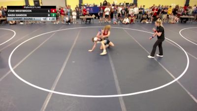 132 lbs Champ. Round 1 - Nash Hanson, IA vs Zyan Westbrook, IL