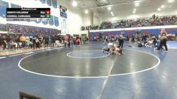 126 lbs Cons. Round 2 - Cordell Carranza, Pocatello vs Osmyn Colleran, Pocatello