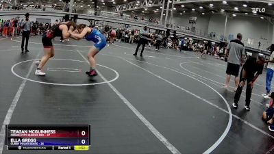 165 lbs Finals (2 Team) - Teagan McGuinness, Crown City Queens Red vs Ella Gregg, Curby Polar Bears