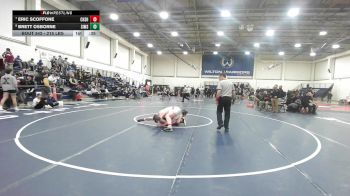 215 lbs Consi Of 8 #2 - Eric Scoffone, Cheshire vs Brett Osborne, Simsbury