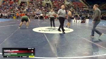 285 lbs Champ. Round 1 - Gabriel Parisien, Turtle Mountain vs Mason Kressin, West Fargo